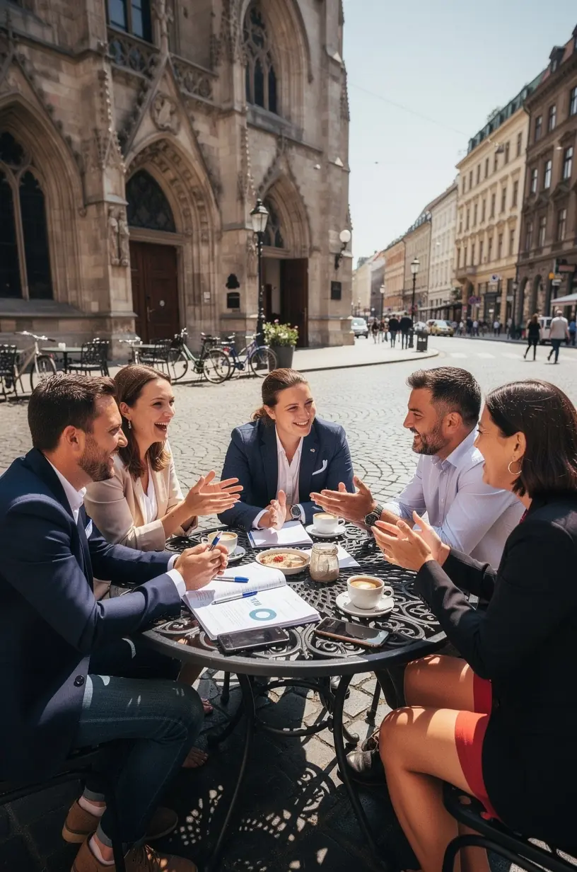 Exkluzív pénzügyi munkafüzetek sorozata, amelyeket a helyszíni rendezvényeken kínálnak eladásra, professzionális megjelenéssel.